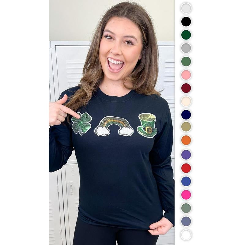 Sparkle St. Patrick’s Long Sleeve T-Shirt Hoodie, Sweatshirt | WearSparks.com