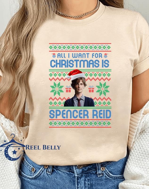 Spencer Reid  Xmas T Shirt Hoodie, Sweatshirt | WearSparks.com