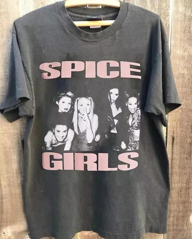 Spice Girls Vintage Graphic Band Tee Unisex S-5XL Gift For fans Classic Cotton Hoodie, Sweatshirt | WearSparks.com