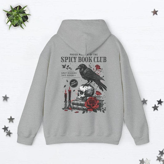 Spicy Book Club Hoodie, Morally Grey Hoodie, Booktok Merch, Bookish Things Smut Hoodie, Book Lover Gift, Death By Tbr...