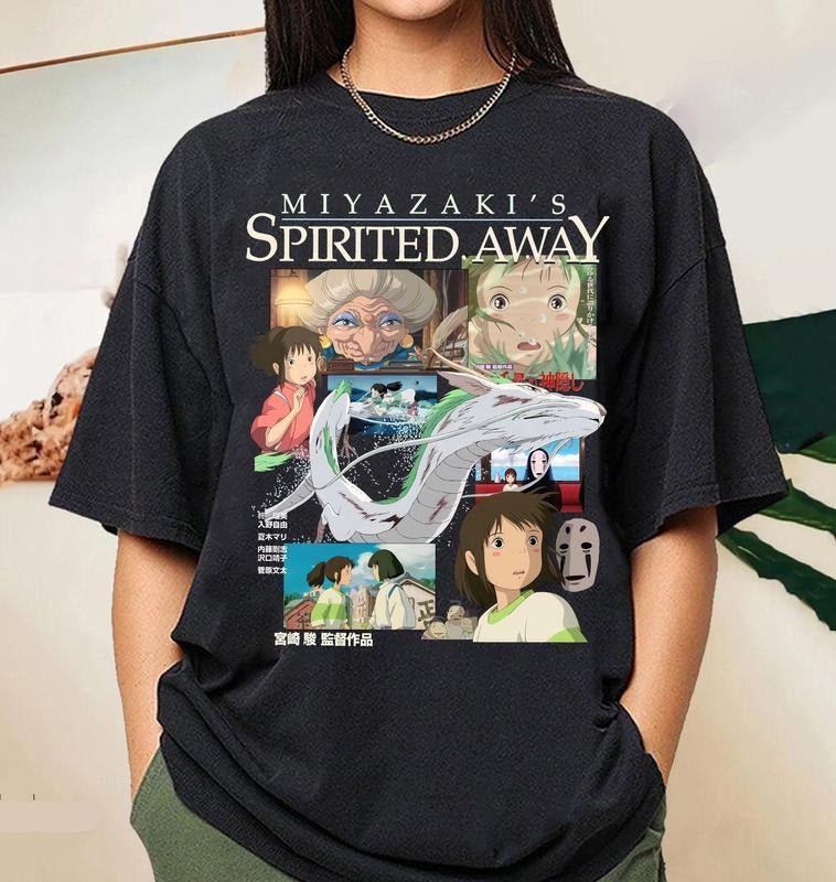 Spirited Away Shirt, Spirited Away Shirt, Studio Ghibli Shirt, Chihiro Shirt, Haku Shirt, No Face Shirt Hoodie, Sweatshirt