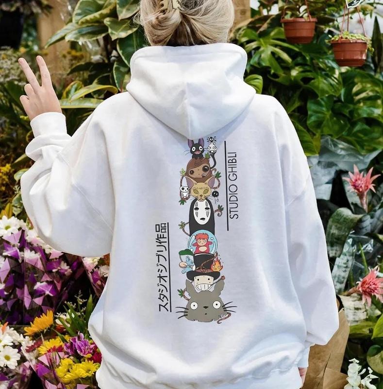 Spirited Away Shirt, Studio Ghibli Abbey Road Inspired Shirt, Hayao Miyazaki, Howls Moving Castle, Totoro Sweatshirt,...