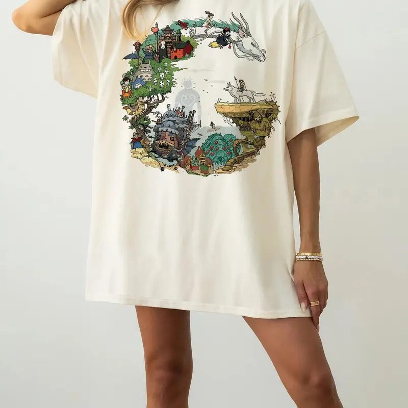 Spirited Away Studio Ghibli Shirt Hayao Miyazaki Shirt Studio Ghibli Shirt Ghibli Sweatshirt No Face Shirt Ghibli Shirt...