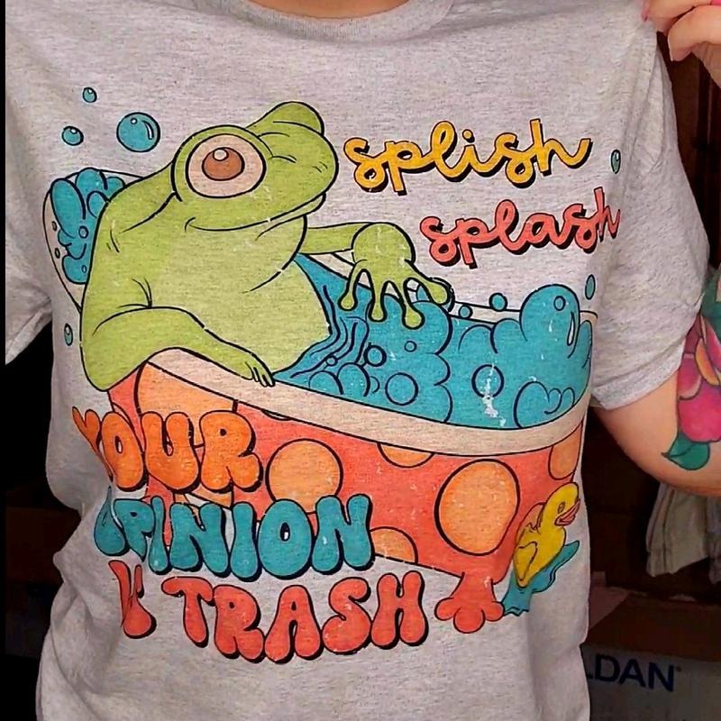 Splish Splash your opinion is trash Tee Hoodie, Sweatshirt | WearSparks.com