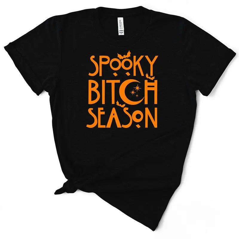 Spooky Bitch Season Halloween TShirt Hoodie, Sweatshirt | WearSparks.com