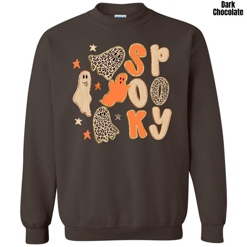 Spooky Cheetah Ghosts Sweatshirt 'NLB' T-Shirts, Hoodie | WearSparks.com