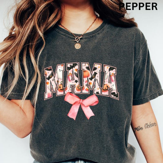 Spooky Mama Bow Shirt