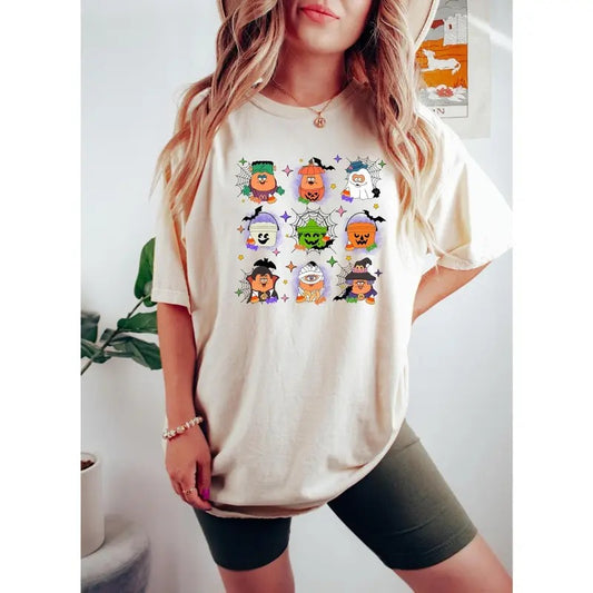 Spooky Nuggets Meal Bucket Shirt, Halloween Chicken Nuggets, Funny Halloween T-Shirt, Trendy Halloween, Spooky Season...