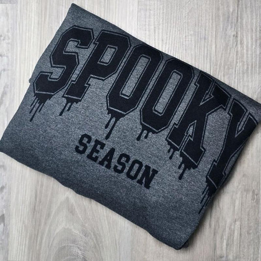 Spooky Season Black Logo Halloween Sweatshirt T-Shirts, Hoodie | WearSparks.com