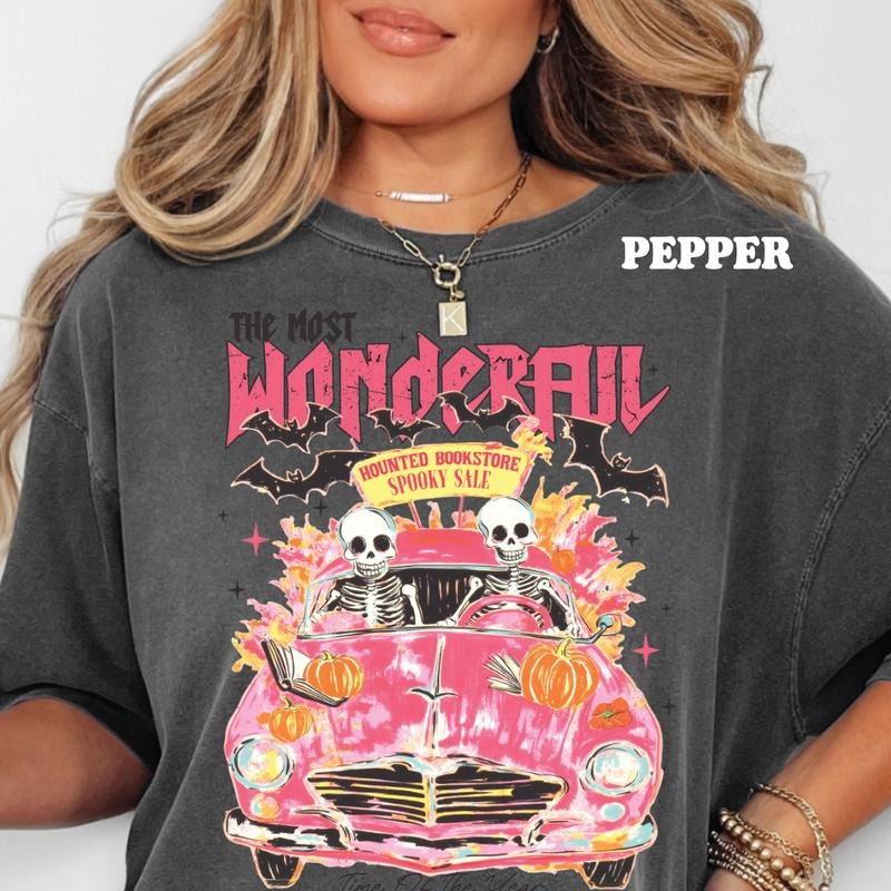 Spooky Season Cruiser Tee & Sweatshirt ~ Unisex Apparel Relaxed Fit Printed In The USA Clothing Womenswear Casual Comfort...