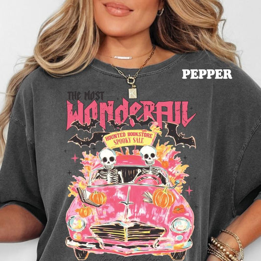 Spooky Season Cruiser Tee  ~ Unisex Apparel Relaxed Fit Printed In The USA Clothing Womenswear Casual Comfort Cotton Top...