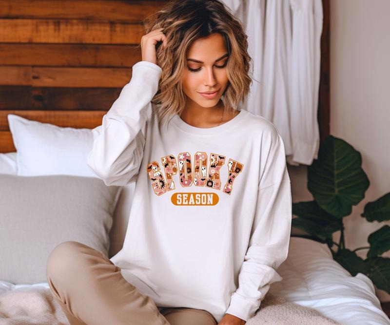 Spooky Season Halloween Crewneck Sweatshirt T-Shirts, Hoodie | WearSparks.com