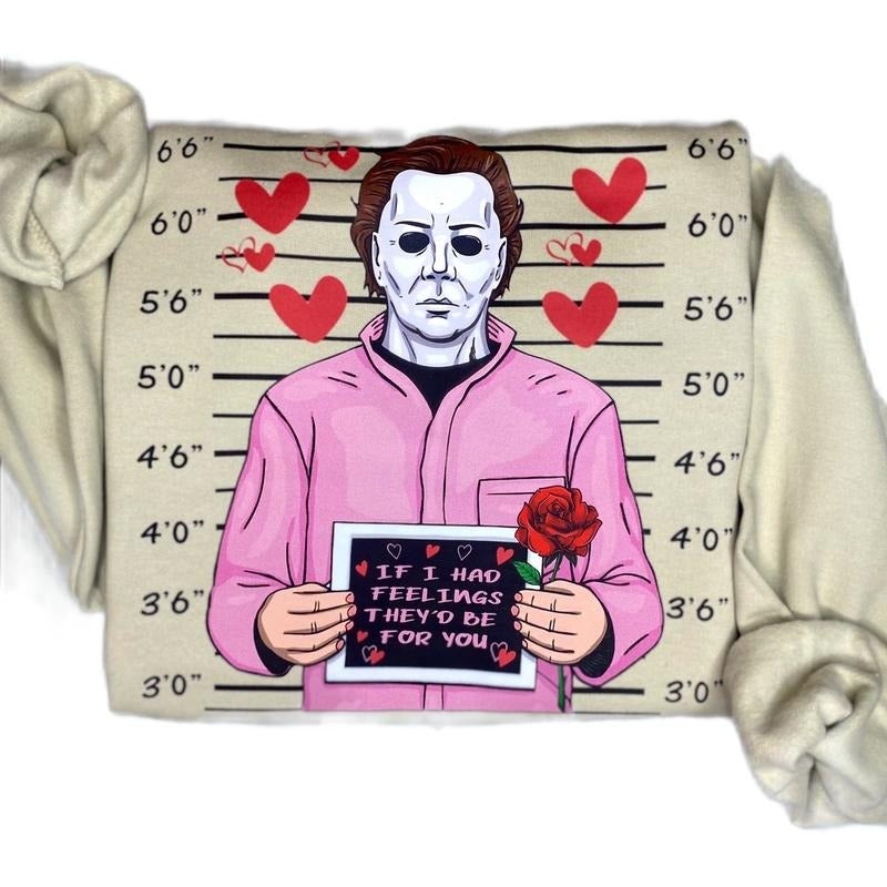 Spooky Valentine Sweatshirt - If I Had Feelings Sweatshirt T-Shirts, Hoodie | WearSparks.com