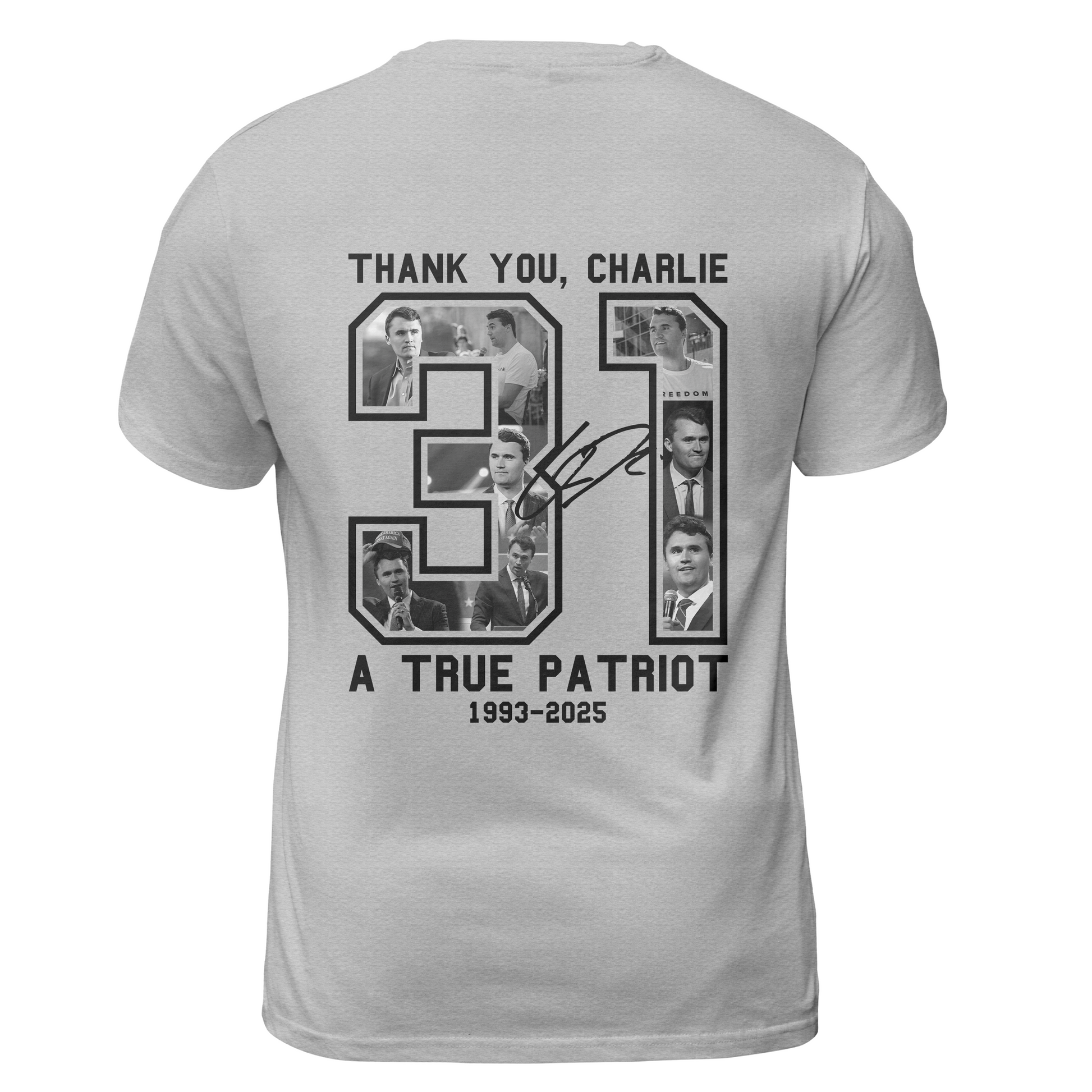 Freedom Thank You Charlie A True Patriot 31 T Shirt - G Hoodie, Sweatshirt | WearSparks.com (Image 4)