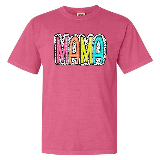 Spotted Neon Mama Comfort Colors T-Shirt Hoodie, Sweatshirt | WearSparks.com