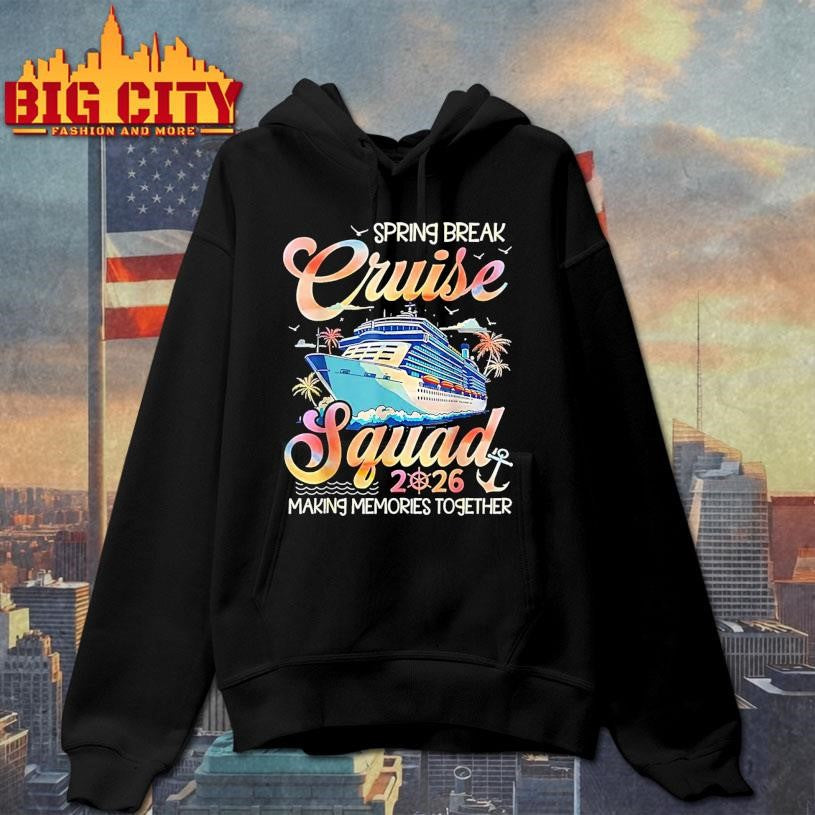Spring Break Cruise Squad 2026 Crusing Matching Vacation Shirt
