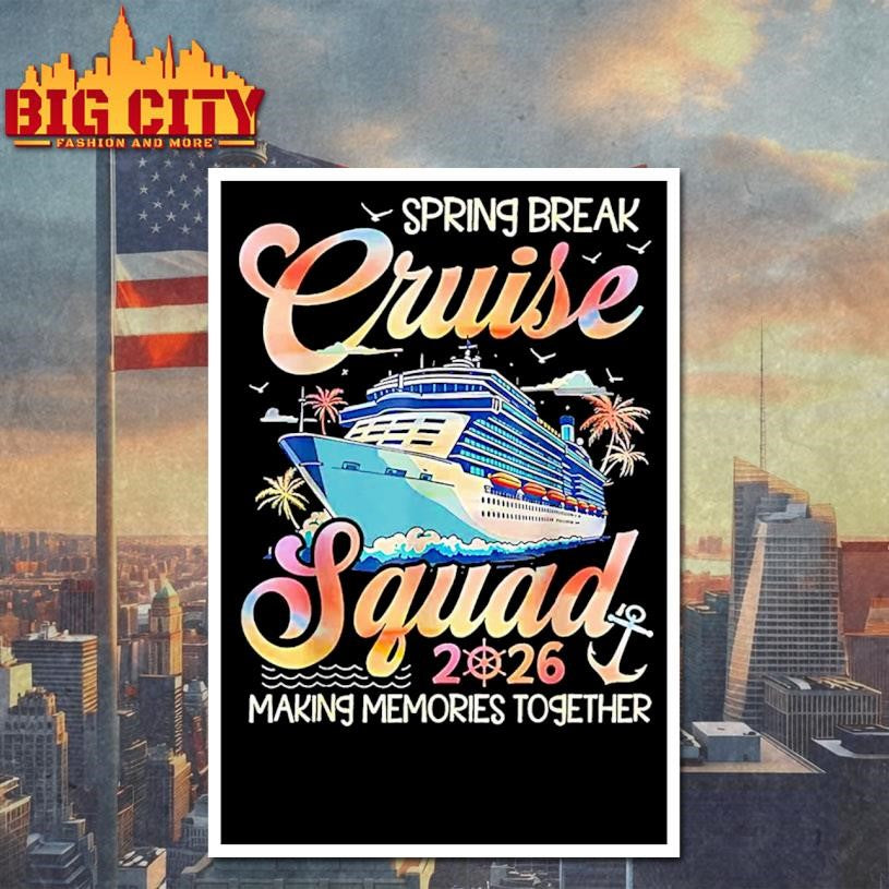 Spring Break Cruise Squad 2026 Crusing Matching Vacation Shirt