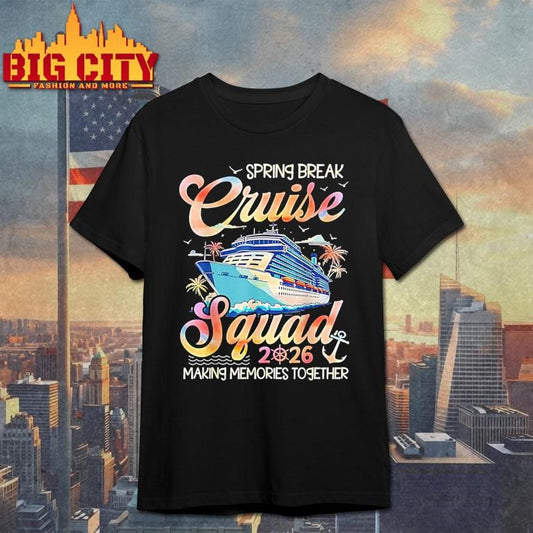Spring Break Cruise Squad 2026 Crusing Matching Vacation Shirt