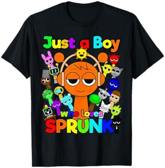 Sprunki boys Oren Just a boy who loves Sprunki Tshirt Hoodie, Sweatshirt | WearSparks.com
