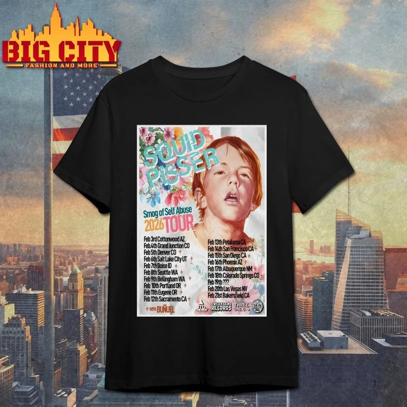 Squid Pisser Smog Of Self Abuse 2026 Shows Poster shirt