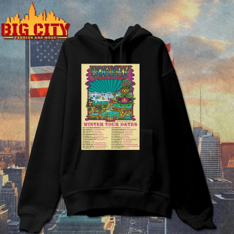 Sqwerv Winter 2025-2026 Tour Poster shirt