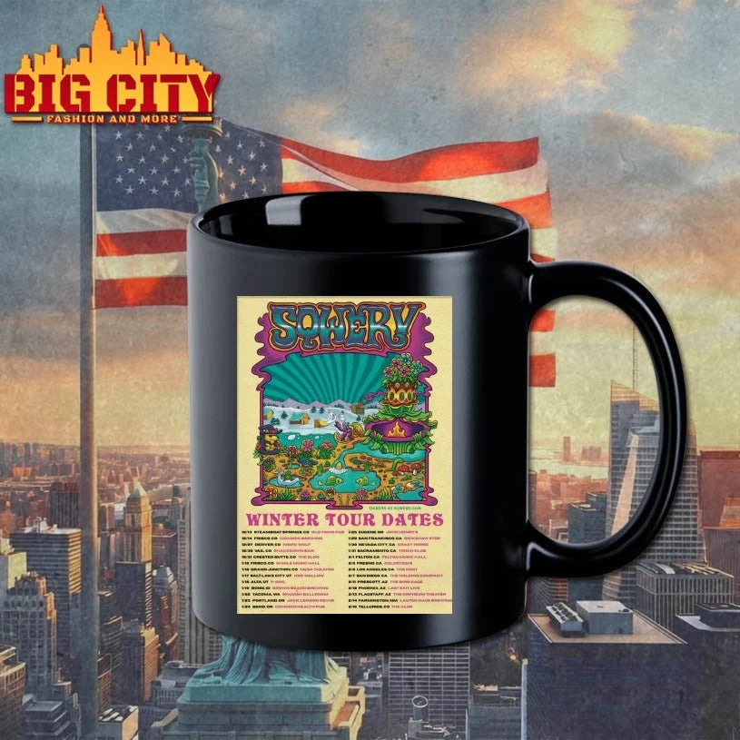 Sqwerv Winter 2025-2026 Tour Poster shirt