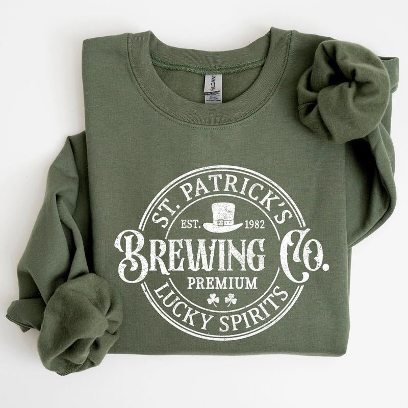 St. Patrick's Brewing, Beer, St Patrick's Day Sweatshirt T-Shirts, Hoodie | WearSparks.com