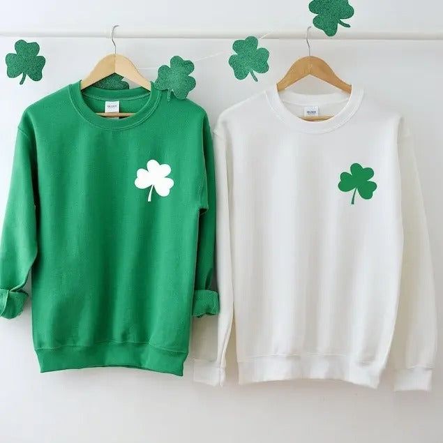 St. Patrick's Day Sweatshirt, Irish Shamrock Sweatshirt, Saint Patrick's Day Sweatshirt For Men And Women, Trendy...