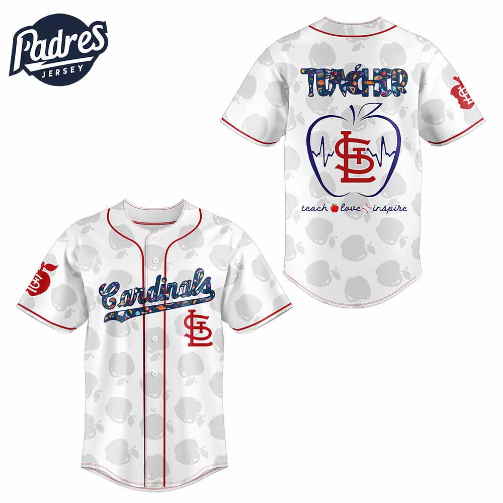 St Louis Cardinals Teacher Night Baseball Jersey 2025 Outfit - Padres Jersey Oasis: Elevate Your Baseball Style... (Image 2)