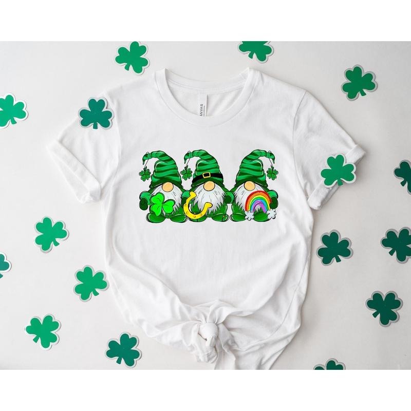 St Patrick's Day Gnomes Shirt, Gnomes Shirt, Happy St Patrick's Day Shirt, Clover Shirt, St Patrick's Day Shirt, Irish...