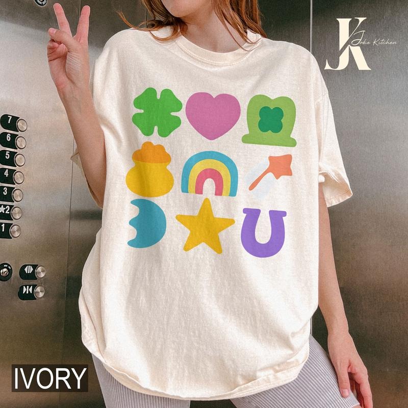 St Patricks Day 2025 Sweatshirt, Lucky Shirt, Lucky Charm Sweatshirt, Saint Patrick's Day Apparel, St Pattys Day...