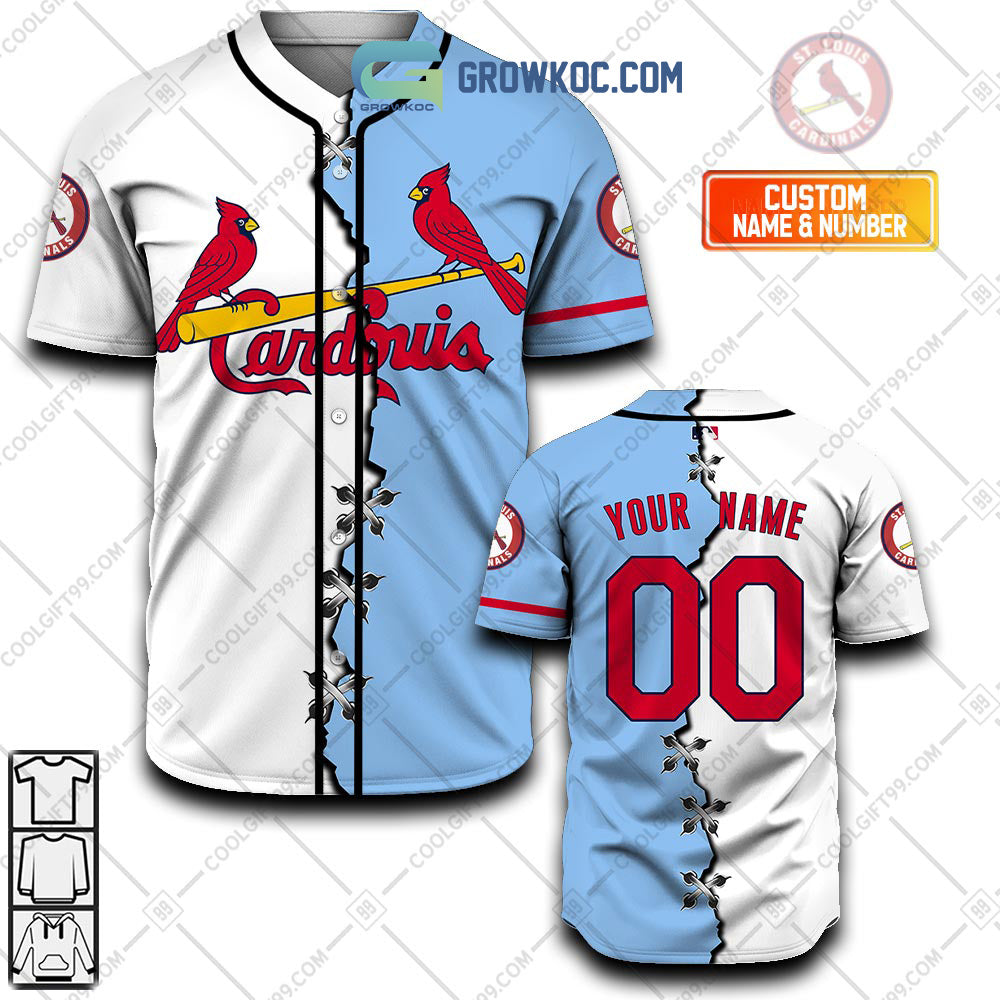 St. Louis Cardinals MLB Personalized Mix Baseball Jersey