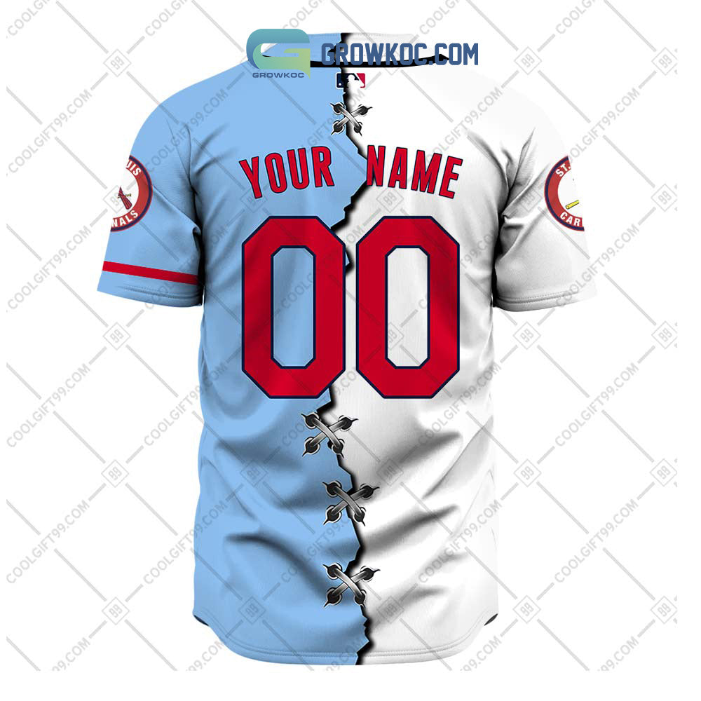St. Louis Cardinals MLB Personalized Mix Baseball Jersey