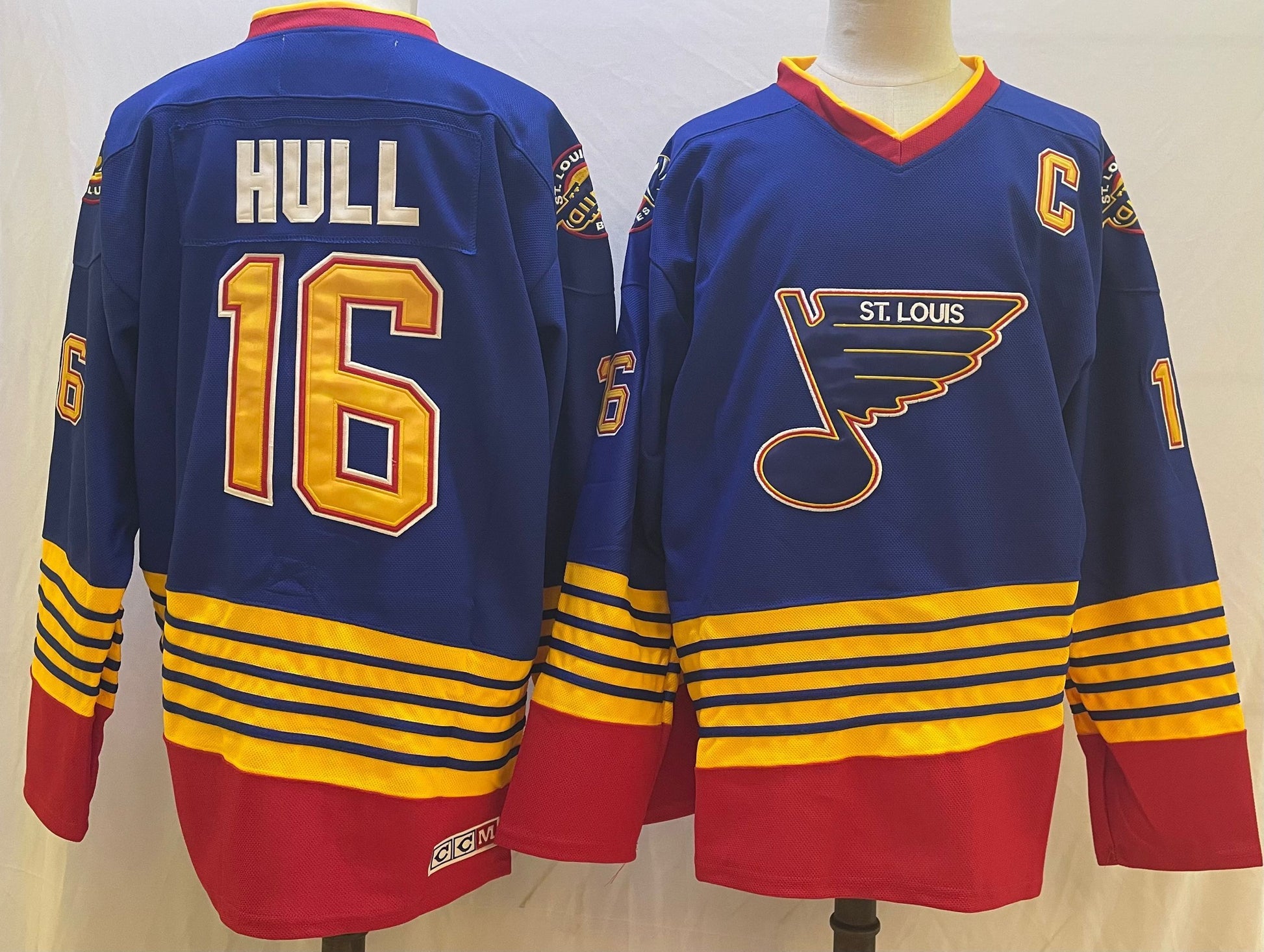 St. Louis Blues #16 Brett Hull Style 1