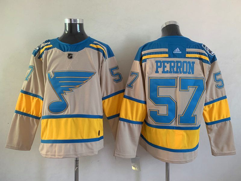 St. Louis Blues #57 David Perron Style 1