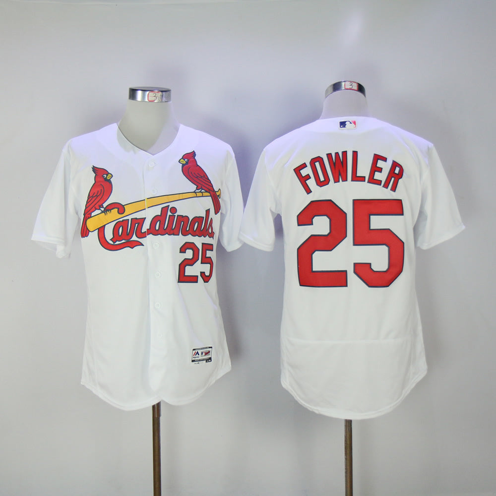 St. Louis Cardinals #25 Dexter Fowler Cardinals 25 White Elite