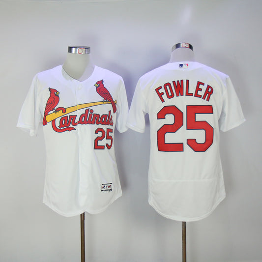 St. Louis Cardinals #25 Dexter Fowler Cardinals 25 White Elite