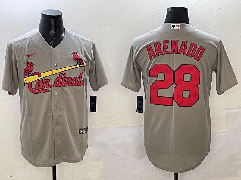 St. Louis Cardinals #28 Nolan Arenado Red Fan Edition Style 3