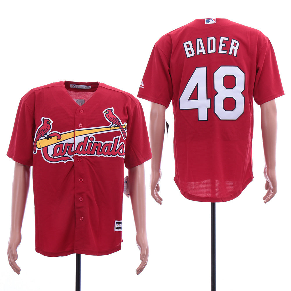 St. Louis Cardinals #48 Harrison Bader Cardinals 48 Red Fan