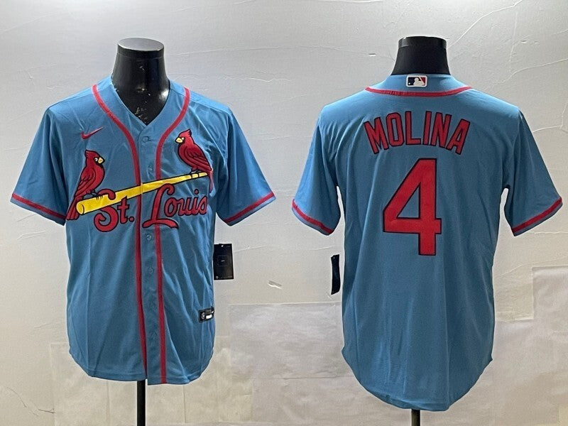 St. Louis Cardinals #4 Yadier Molina Fan Edition Style 2