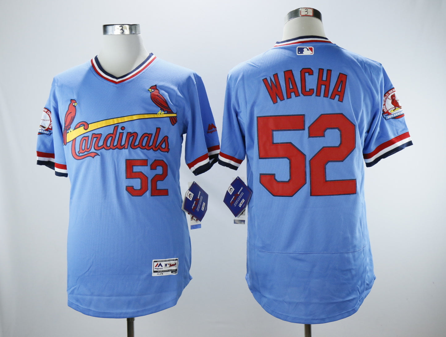 St. Louis Cardinals #52 Michael Wacha Cardinals 52 Blue Pullover Inverted 1