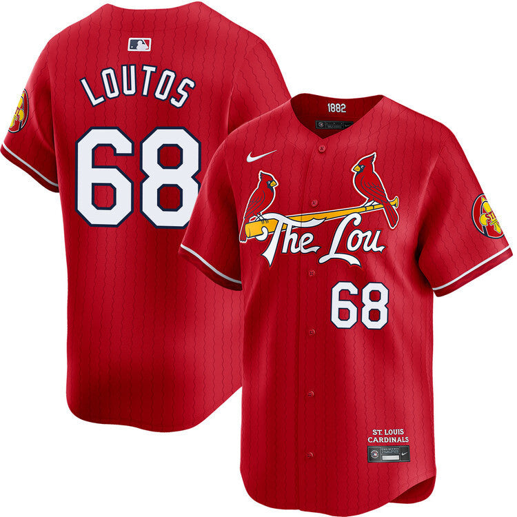 St. Louis Cardinals #68 Ryan Loutos 2024 City Connect Limited Jersey