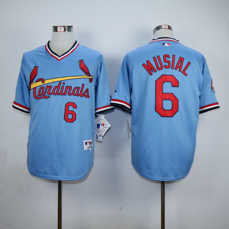 St. Louis Cardinals #6 Cardinals 6 Blue 1985 Inverted