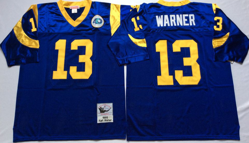 St. Louis Rams #13 Kurt Warner Throwback Style 2