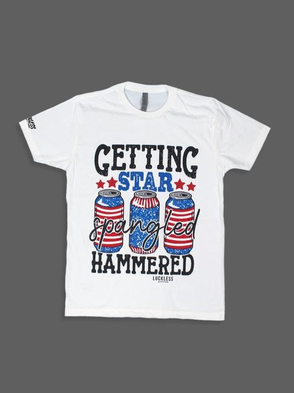 Star Spangled Hammered Tee Hoodie, Sweatshirt | WearSparks.com