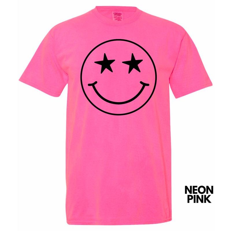 Starry Eyed Happy Face Comfort Colors T-Shirt 'NLB' Hoodie, Sweatshirt | WearSparks.com