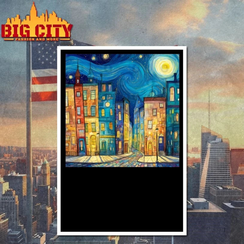 Starry Night Cityscape Boulevard Van Gogh shirt