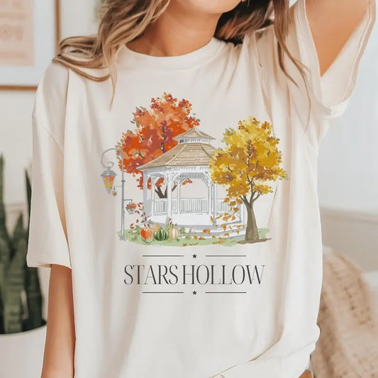 Stars Hollow tshirt, Stars Hollow Where You Lead I Will Follow tshirt, Dragonfly Inn tshirt, Gilmore Girls tshirt, Autumn...