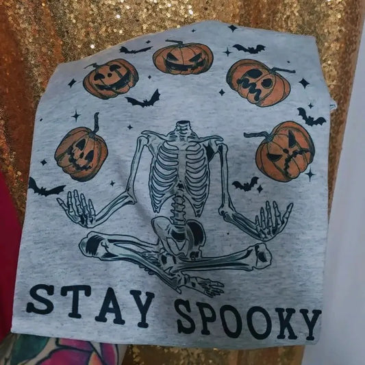 Stay Spooky Halloween Graphic Tee Loose fit Hoodie, Sweatshirt | WearSparks.com