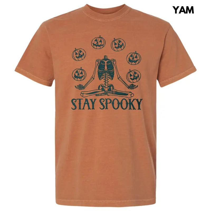 Stay Spooky PUFF Comfort Colors T-Shirt Hoodie, Sweatshirt | WearSparks.com